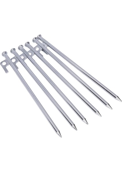 4 Adet Gri Çadır Kazığı 40 cm ve Taşıma Çantası