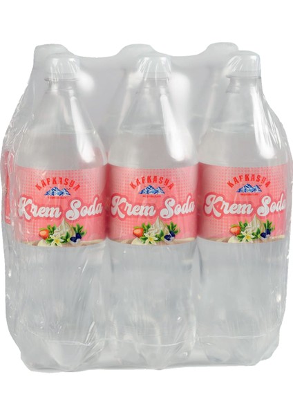 Kafkasya Meşrubatları Krem Soda ( 1 Lt x 6 Adet )