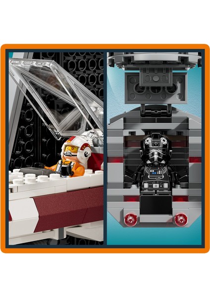 ® Star Wars™ TIE Fighter ve X-Wing Birleşimi 75393 - 9 Yaş & Üzeri Çocuklar için Yaratıcı Oyuncak Yapım Seti (1063 Parça)