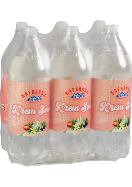 Kafkasya Meşrubatları Krem Soda ( 2 Lt x 6 Adet)