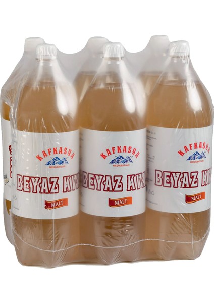 Kafkasya Meşrubatları Malt Aromalı Beyaz Kvas ( 2 Lt x 6 Adet )