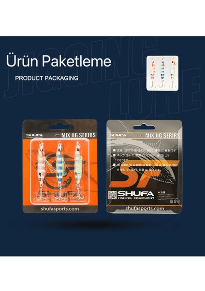 Psycho Sprat Jig 3 Adet ( Turkish Zebra Mix)