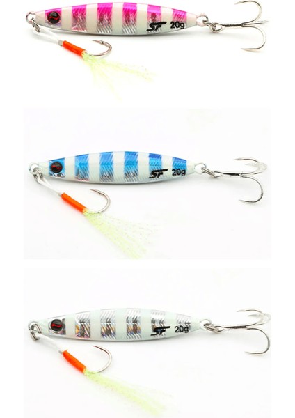 Psycho Sprat Jig 3 Adet ( Turkish Zebra Mix)