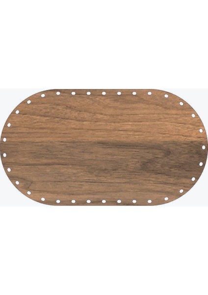 Rattan Plakası Oval 25X14 Tesbih 2 Adet