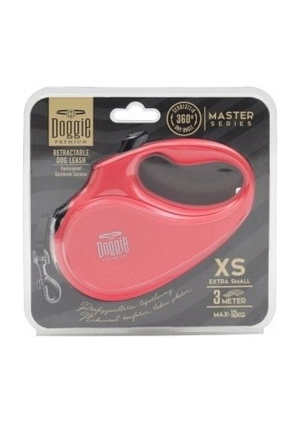 Doggie otomatik Köpek Tasması Master Seri Xs Pembe