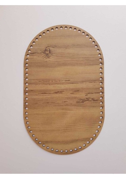 Örgü Plakası Oval 30X18 Keçe