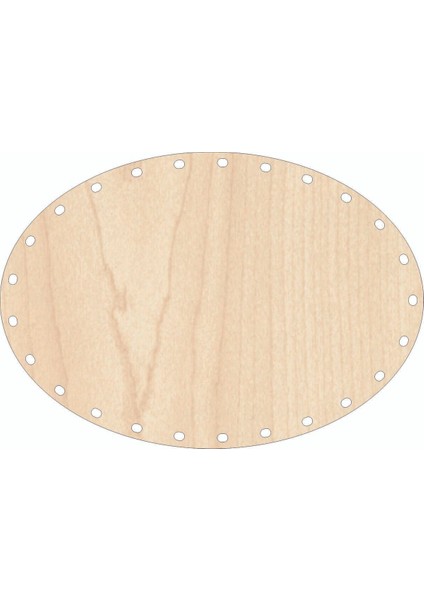 Rattan Plakası Elips 20X14 Banu 2 Adet