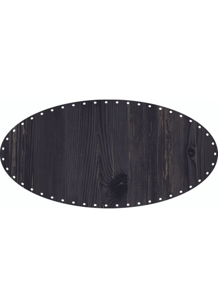 Rattan Plakası Elips 40X20 Rebab