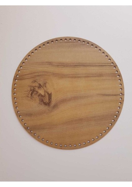 Örgü Plakası Yuvarlak 30X30 Keçe