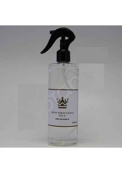 Triger Şişe 2 Adet 400 ml Japon Kiraz Çiçeği Oda Kokusu Parfümü Pompalı Sprey Koku Giderici 2*400 ml