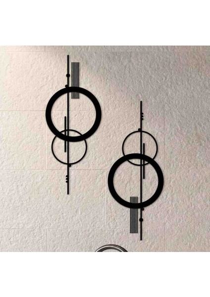Dekoratif Metal Duvar Dekoru 60x24cm