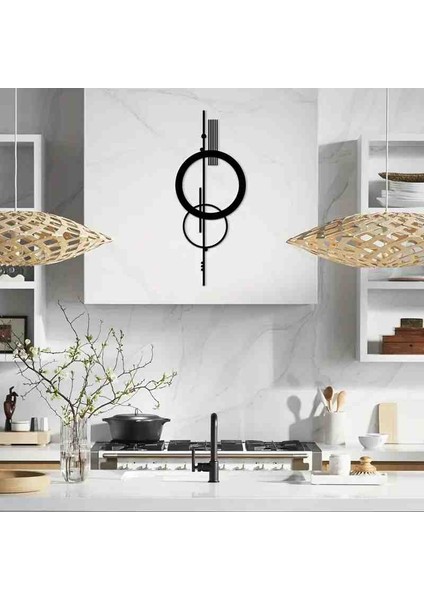 Dekoratif Metal Duvar Dekoru 60x24cm