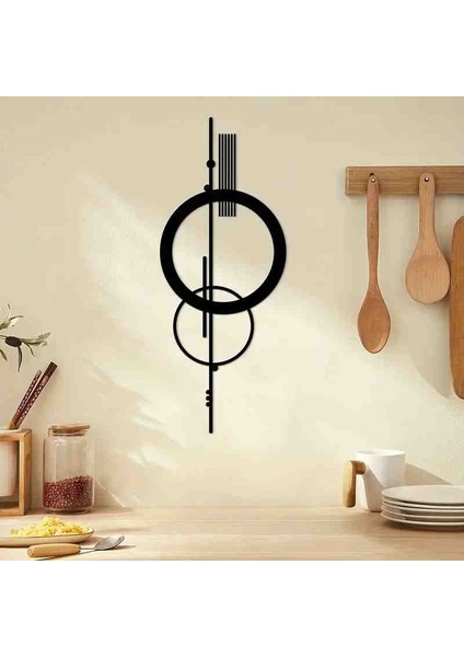 Dekoratif Metal Duvar Dekoru 60x24cm