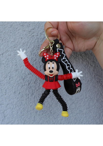 Disney Minnie Mouse Uzayan Anahtarlık ve Çanta Süsü