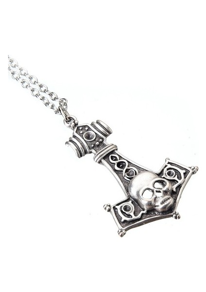 Viking Best Kuru Kafalı Thor Çekiç Iskandinav Erkek Kolye