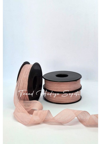 2.5 cm 20 Metre Keten Kurdele Nopeli , Çeyiz Sandığı , Nikah Şekeri Hediyelik