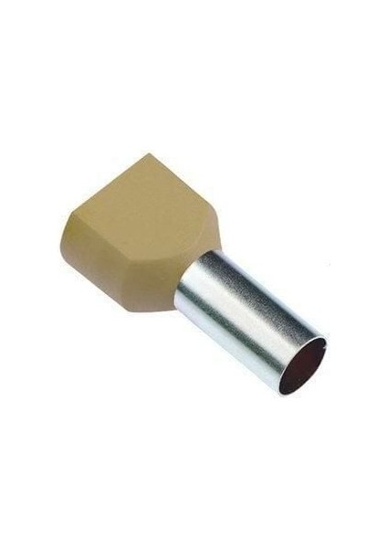 Pabuç İzoleli Çiftli Yüksük 10 mm Kahverengi