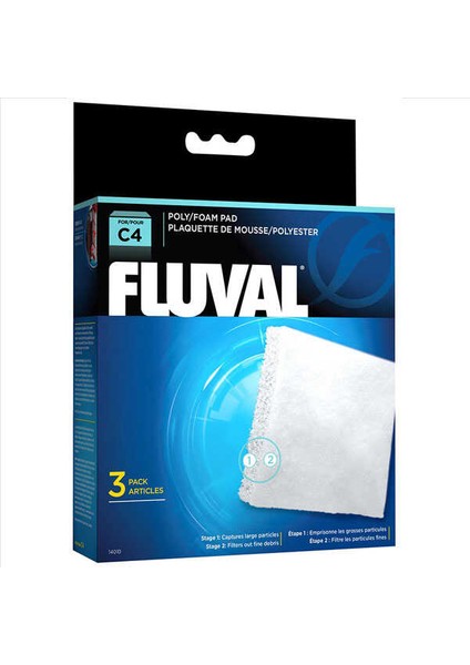 Fluval C4 Filtre Süngeri (3 Lü)