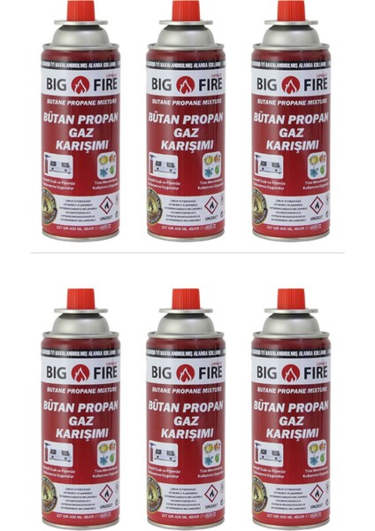Big Fire 6’lı 227 gr Kartuş Seti