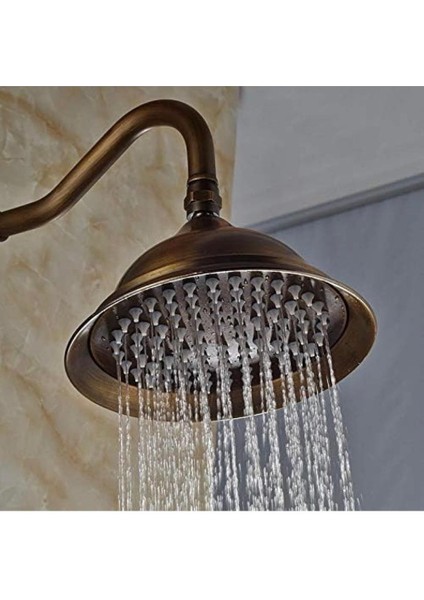 Antik Gold Duş Sistemi Klasik Tasarım Batarya Dahil Set Vintage Mat Gold indirimleri