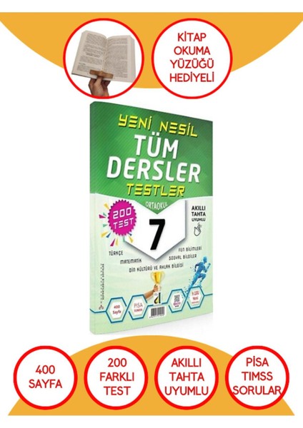 7. Sınıf Yeni Nesil Tüm Dersler Yaprak Test fiyatları
