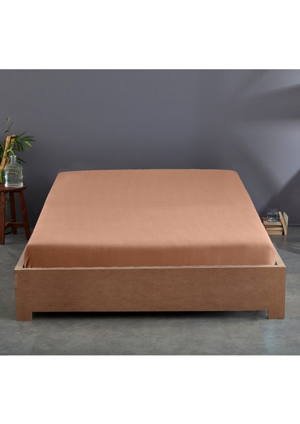 Pamuk 62 Tel (155 Tc) Okotex Sertifikalı Çift Kişilik 140X200+37 cm Lastikli Çarşaf