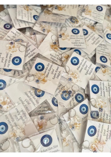 Epoksi Hediyelik Anahtarlık 25 Adet Söz Nikah Düğün Nişan Kına Doğum Günü Organizasyon