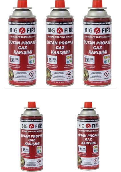 Big Fire 5’li 227 gr Kartuş Seti