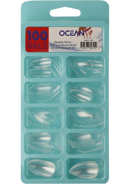 Kutulu Badem Protez Takma Tırnak 132 - 100'lü fiyatları