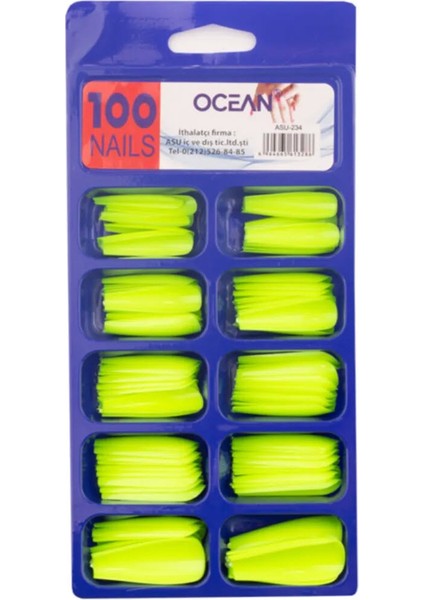 Kutulu Balerin Protez Takma Tırnak 234 - 100'lü