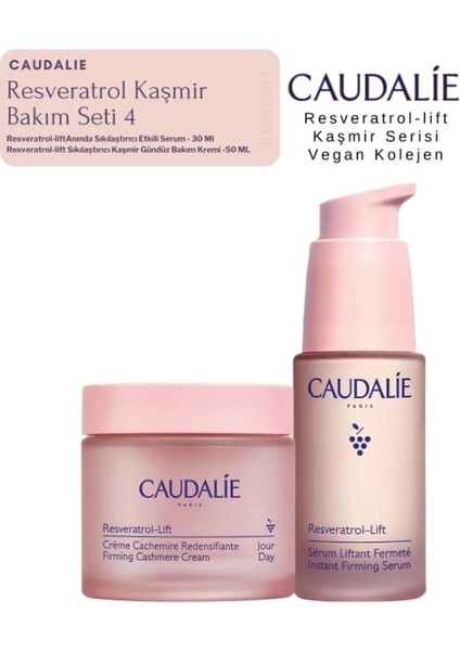 Resveratrol Kaşmir Bakım Seti 4 | Gündüz Krem - Serum  Boy Set