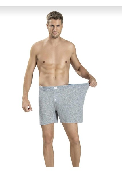 183 Erkek Karışık Renkli Battal Havlu Bel Boxer 3 Adet