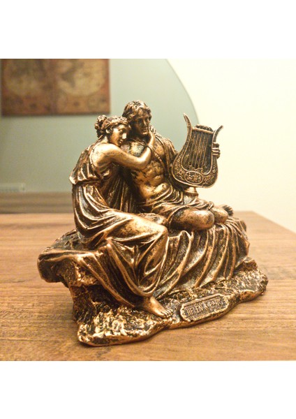 Helen Ve Paris Biblo Tasarım Heykel Ev Dekor lik Eşya Bronz fiyatları