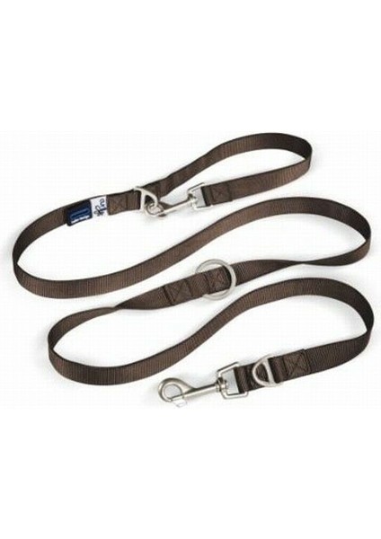Curli Naylon Ayarlanabilen Köpek Gezdirme Tasması Brown Large