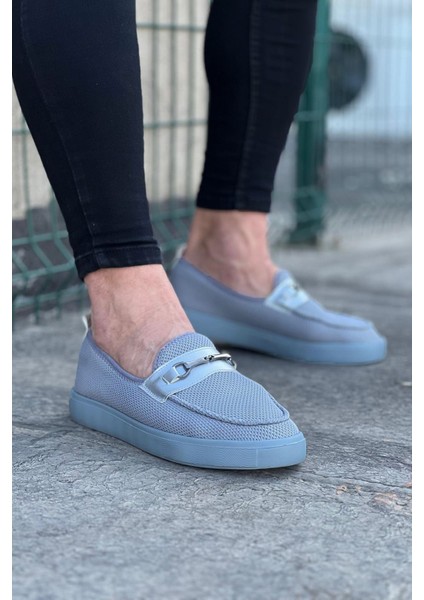 Triko Babet Erkek Casual Ayakkabı Tekstil Gri Topuk Boyu 3 Cm modelleri