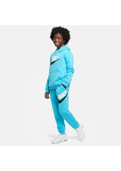 Sportswear Club Pullover Çocuk Mavi Sweatshirt CJ7861-468