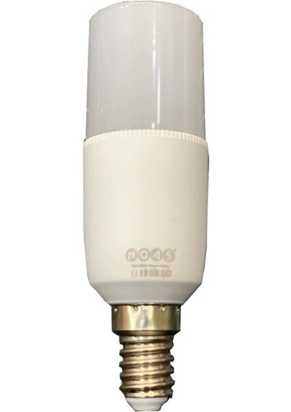 Pil Buji LED Avize Aplik Ampulü 8W E14 6500K Beyaz Işık E14 Beyaz Işık 8 Watt LED Ampul