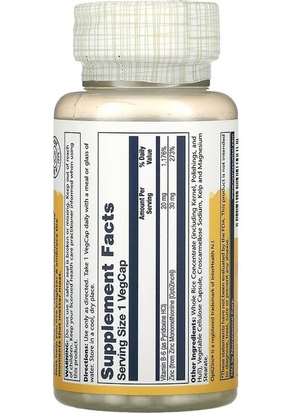 Optizinc 30 Mg 60 Vegcaps fiyatları