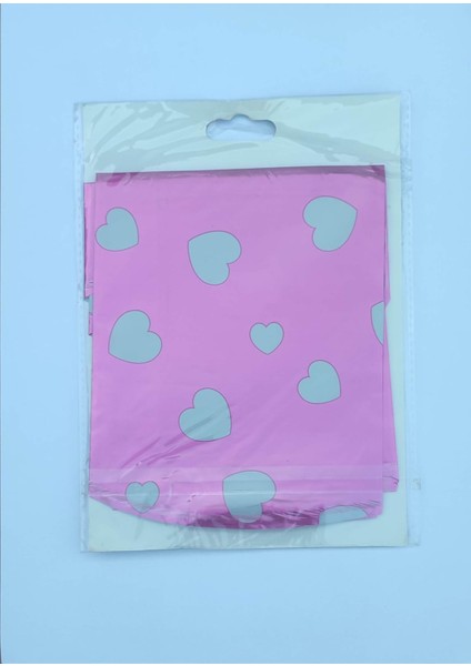 U Harf Pembe Kalp Desenli Folyo Balon 26" Inç 65 Cm Parti, Doğum Günü, Balon fiyatları