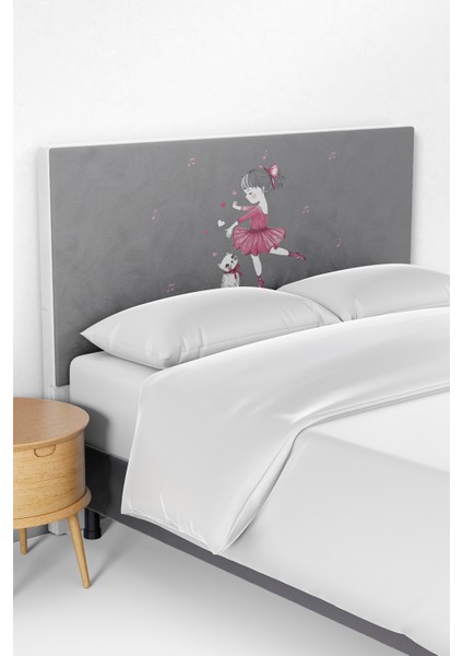 Şemsiyeli Fil Desenli Çocuk Yatak Baza Başlık Kılıfı TLABK-269