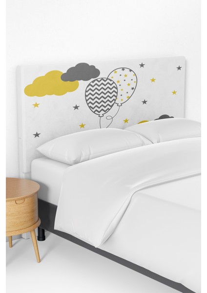 Balon Desenli Çocuk Odası Yatak Baza Başlık Kılıfı TLABK-189