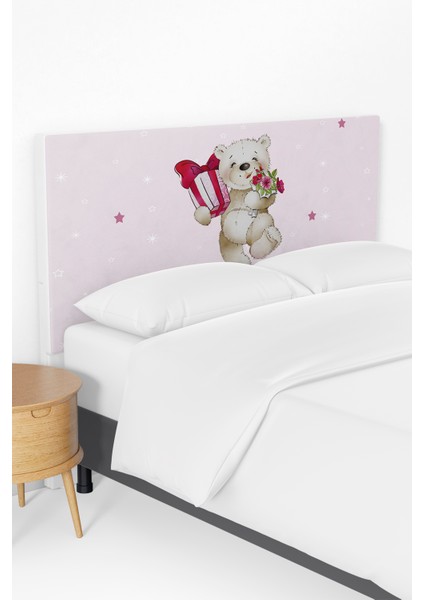 Ayıcık Desenli Çocuk Odası Yatak Baza Başlık Kılıfı TLABK-053