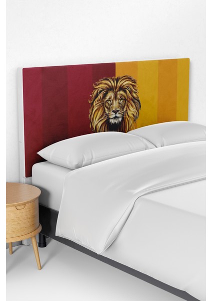 Dekoratif Dağ Desenli Gökyüzü Çocuk Yatak Baza Başlık Kılıfı TLABK-317