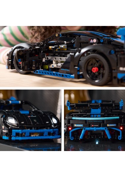 Technic Porsche Gt4 E-Performance Yarış Arabası 42176 - 10 Yaş ve Üzeri Çocuklar Için Oyuncak Uzaktan Kumandalı Araba Yapım Seti (834 Parça)