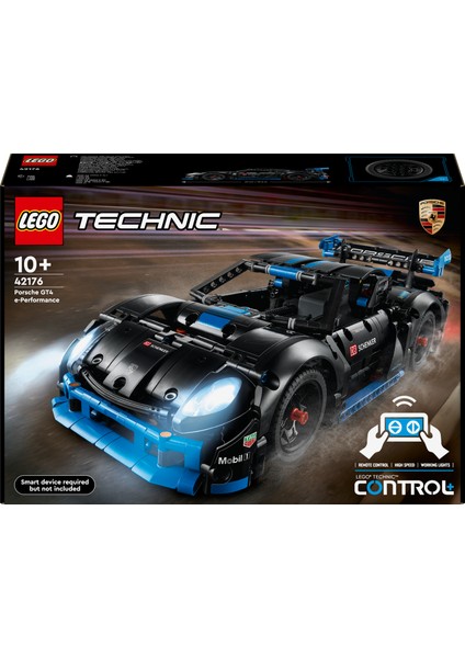 Technic Porsche Gt4 E-Performance Yarış Arabası 42176 - 10 Yaş ve Üzeri Çocuklar Için Oyuncak Uzaktan Kumandalı Araba Yapım Seti (834 Parça)