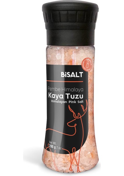 Pembe Himalaya Kaya Tuzu Değirmen 200 G