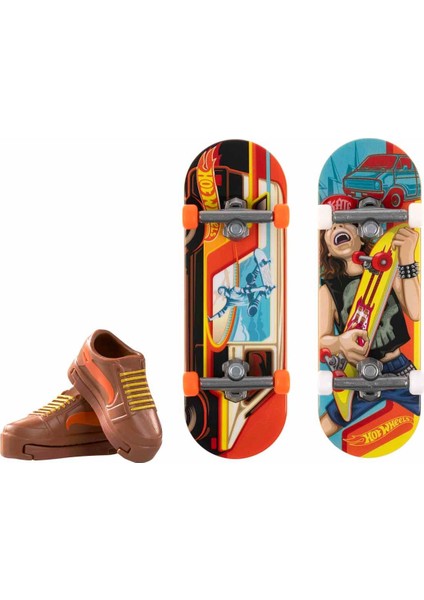 Skate Retro Temalı Ikili Parmak Kaykayve Ayakkabı Pak. HXL20