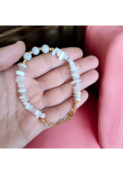 Ay Taşı Kırıktaş Bileklik Orijinal Ay Taşı Dorika Bileklik Çelik Zincir Renk Atmaz Kararmaz fiyatları