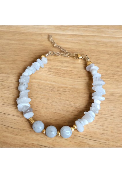 Ay Taşı Kırıktaş Bileklik Orijinal Ay Taşı Dorika Bileklik Çelik Zincir Renk Atmaz Kararmaz modelleri