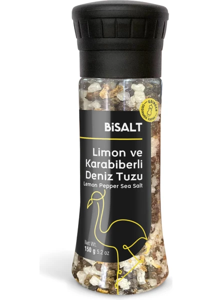 Limon ve Karabiberli Deniz Tuzu Değirmen 150 G